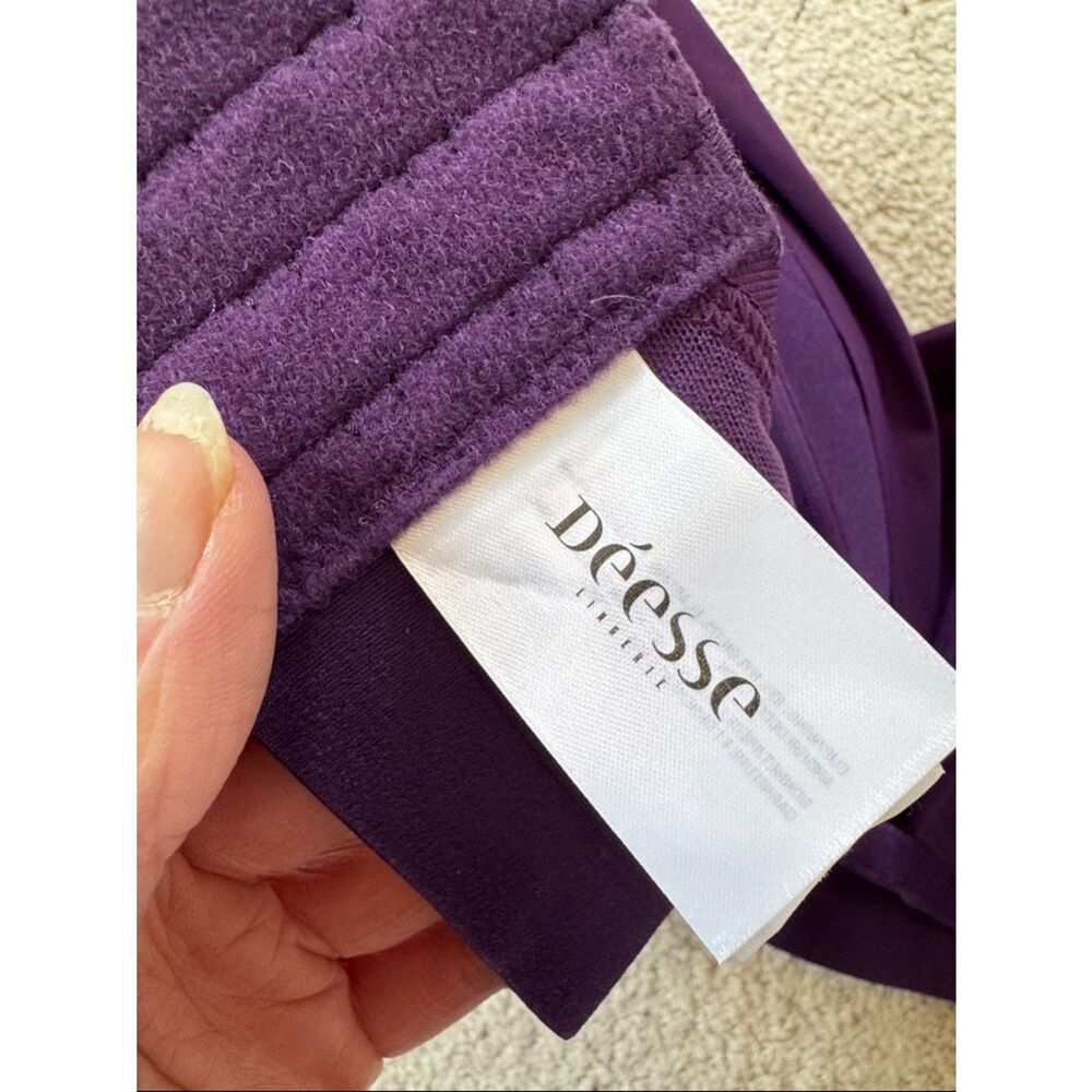 Deesse NWT Wireless T-Shirt Bra Purple Sz44D - Picture 5 of 8